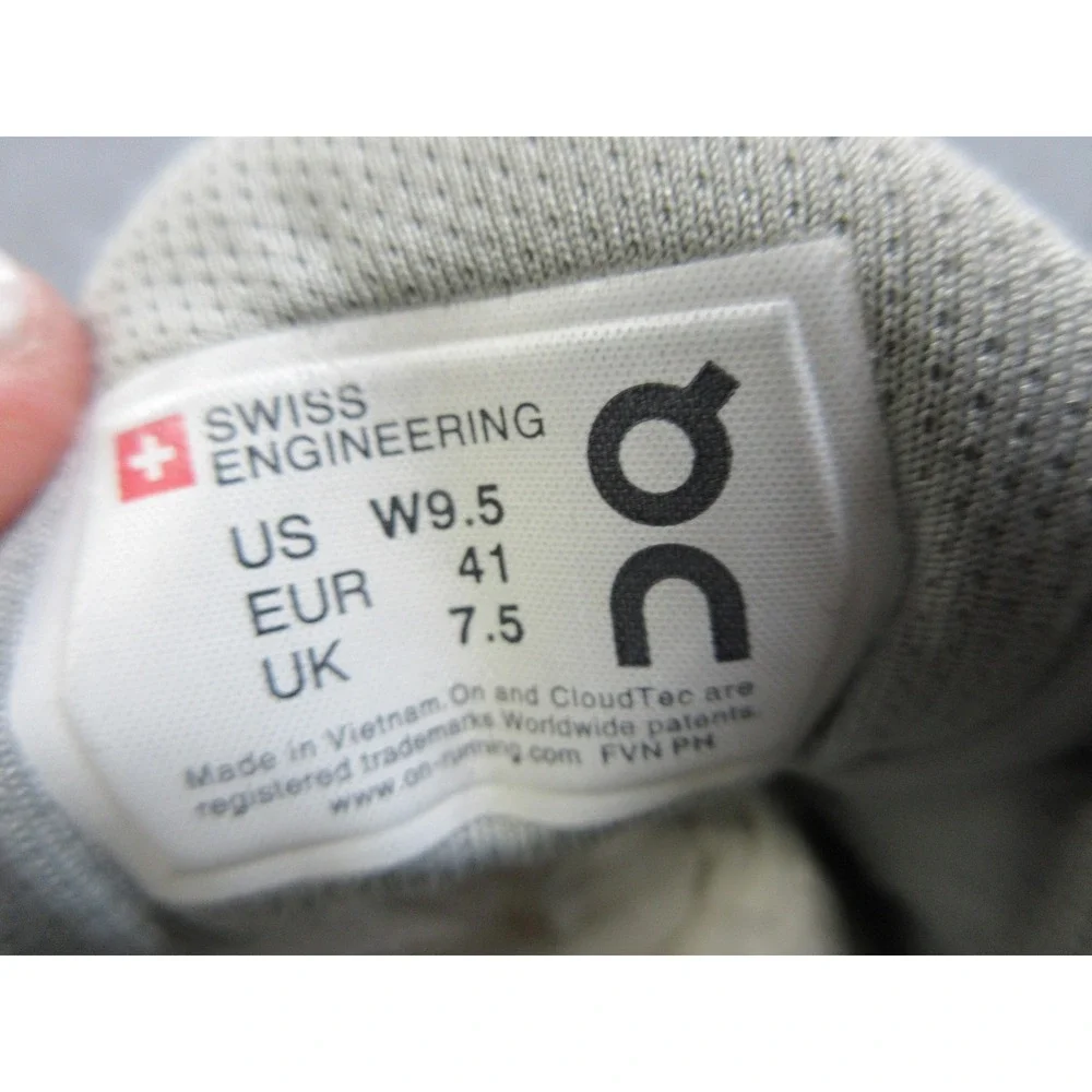 On Cloudswift‎ Shoes Womens Size 9.5 Gray Helion CloudTec Running Sneakers